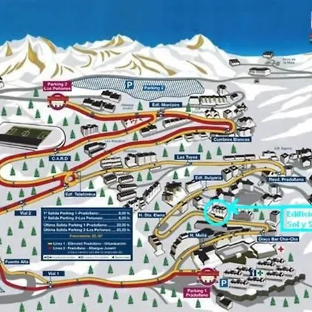 3 Bdrm Penthouse In - 10 Pax Appartement Sierra Nevada